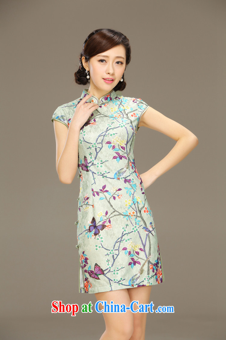 Slim li know Butterfly in summer 2015 new stylish dresses girls retro lace short-sleeved beauty package and cheongsam dress QLZ Q 15 6045 butterfly by - Jade toner XXL pictures, price, brand platters! Elections are good character, the national distribution, so why buy now enjoy more preferential! Health