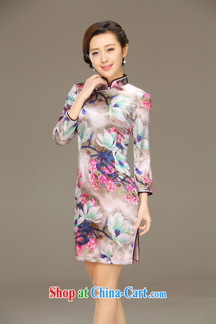 Slim li know dyeing, silk cheongsam dress new summer retro dresses short daily improved dress beauty workshops QLZ Q 15 6048 dye and XXL pictures, price, brand platters! Elections are good character, the national distribution, so why buy now enjoy more preferential! Health