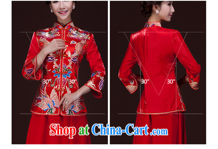 Her spirit winter 2015 new retro long-sleeved wedding dresses red long gown bridal toast Service Improvement XXL pictures, price, brand platters! Elections are good character, the national distribution, so why buy now enjoy more preferential! Health