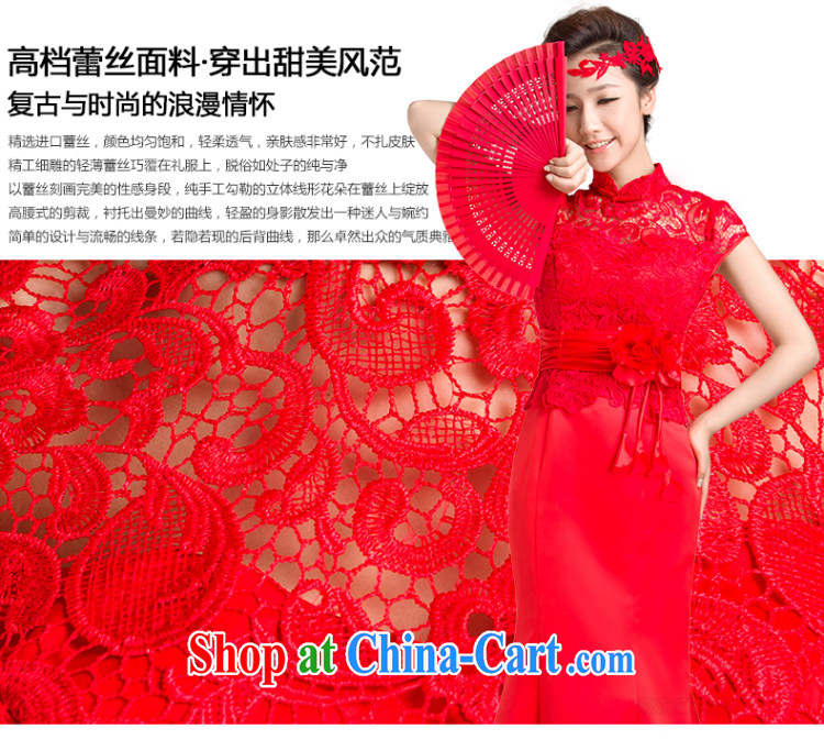 Marriages red crowsfoot toast service wedding dresses 2015 spring and summer evening dresses long bridal replacing XL pictures, price, brand platters! Elections are good character, the national distribution, so why buy now enjoy more preferential! Health