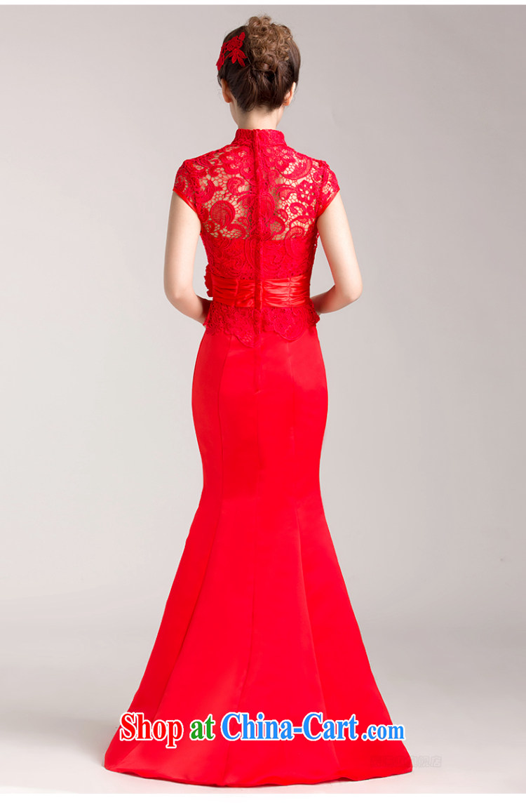 Marriages red crowsfoot toast service wedding dresses 2015 spring and summer evening dresses long bridal replacing XL pictures, price, brand platters! Elections are good character, the national distribution, so why buy now enjoy more preferential! Health