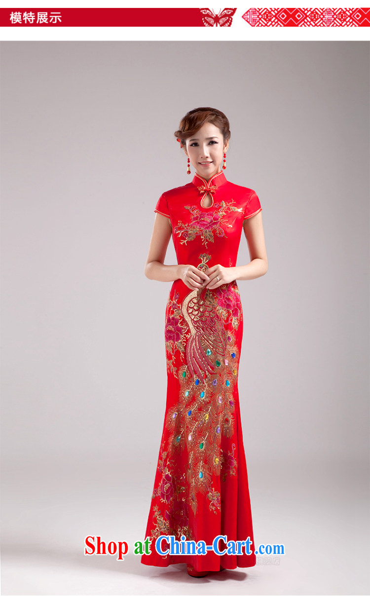Her spirit 2015 new stylish marriages spring dresses toast clothing dress women dress red long XXL pictures, price, brand platters! Elections are good character, the national distribution, so why buy now enjoy more preferential! Health