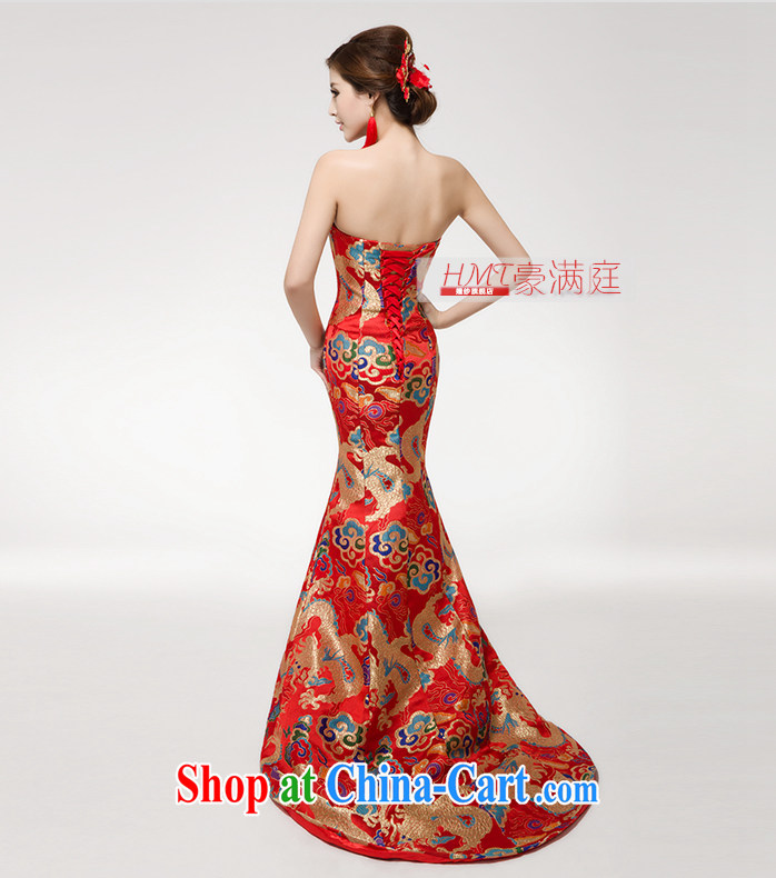 Her spirit 2015 new erase chest crowsfoot embroidery beauty dresses bridesmaid clothing dress toast stage service female XXL pictures, price, brand platters! Elections are good character, the national distribution, so why buy now enjoy more preferential! Health