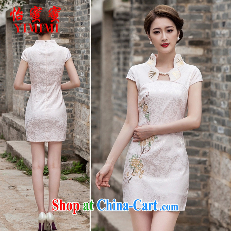 Chow honey honey 2015 new summer fashion improved cheongsam dress, Style short dress B - 518 - 1122 pink XL, Selina CHOW honey honey (YIMIMI), online shopping