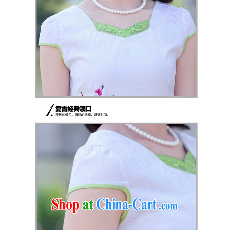 According to Tony BLAIR's 2015 summer new jacquard V collar retro beauty classic contemporary Chinese qipao dresses female Red Peony XXXL pictures, price, brand platters! Elections are good character, the national distribution, so why buy now enjoy more preferential! Health
