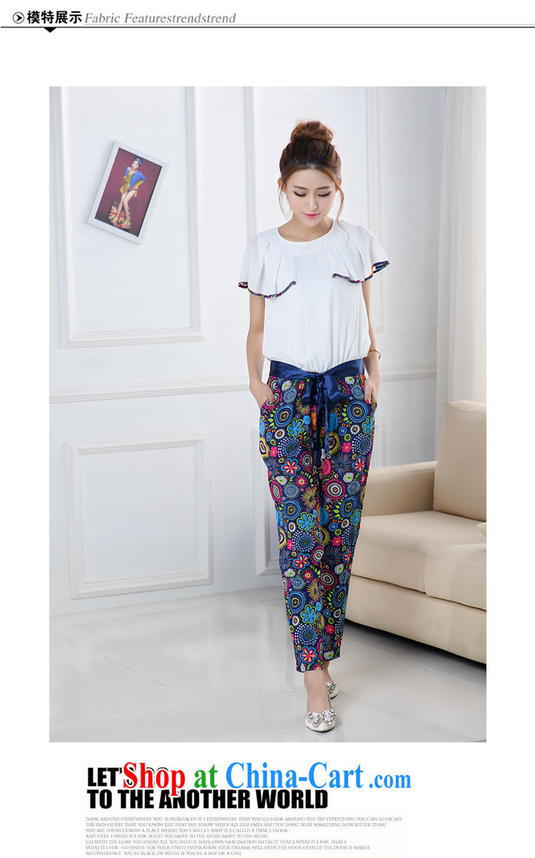hamilton 2015 Korean summer new women who decorated cuff flouncing-pants with floral L pictures, price, brand platters! Elections are good character, the national distribution, so why buy now enjoy more preferential! Health