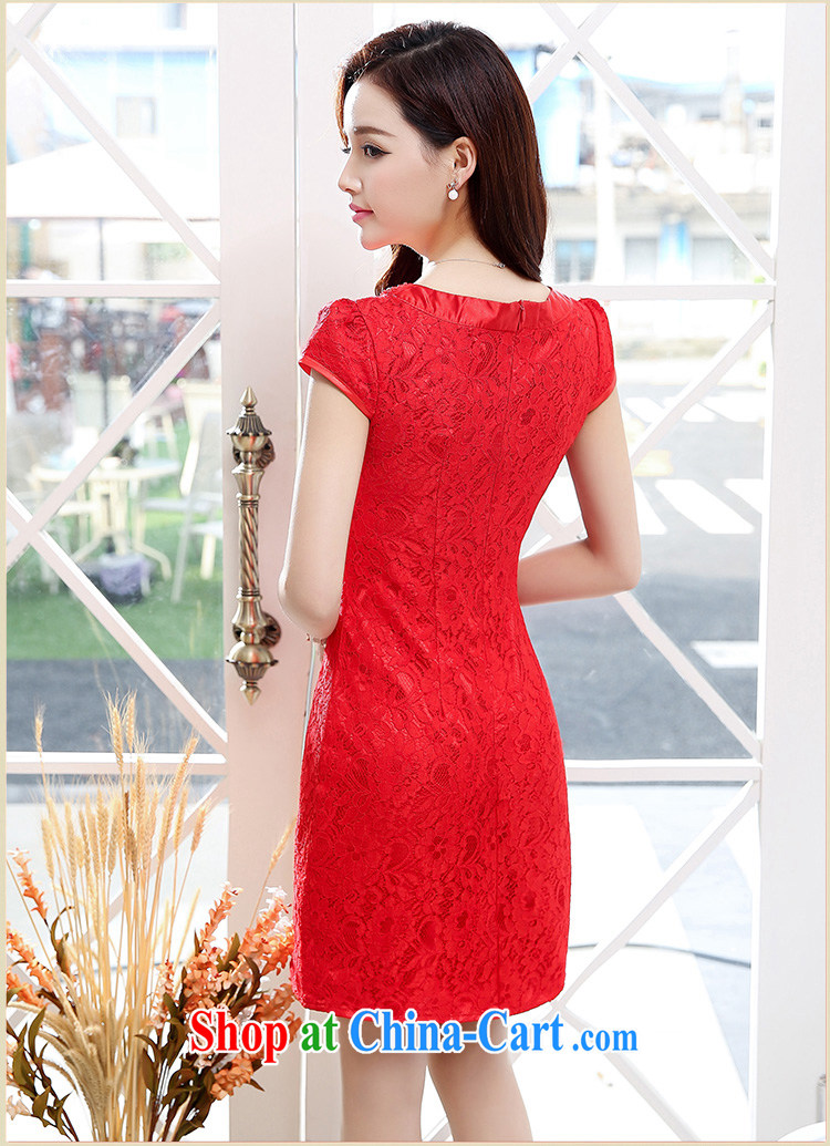 100 about 2015 Spring Summer improved stylish back doors beauty dresses marriages Chinese small dress uniform toast short cheongsam red (the silk scarf) M pictures, price, brand platters! Elections are good character, the national distribution, so why buy now enjoy more preferential! Health