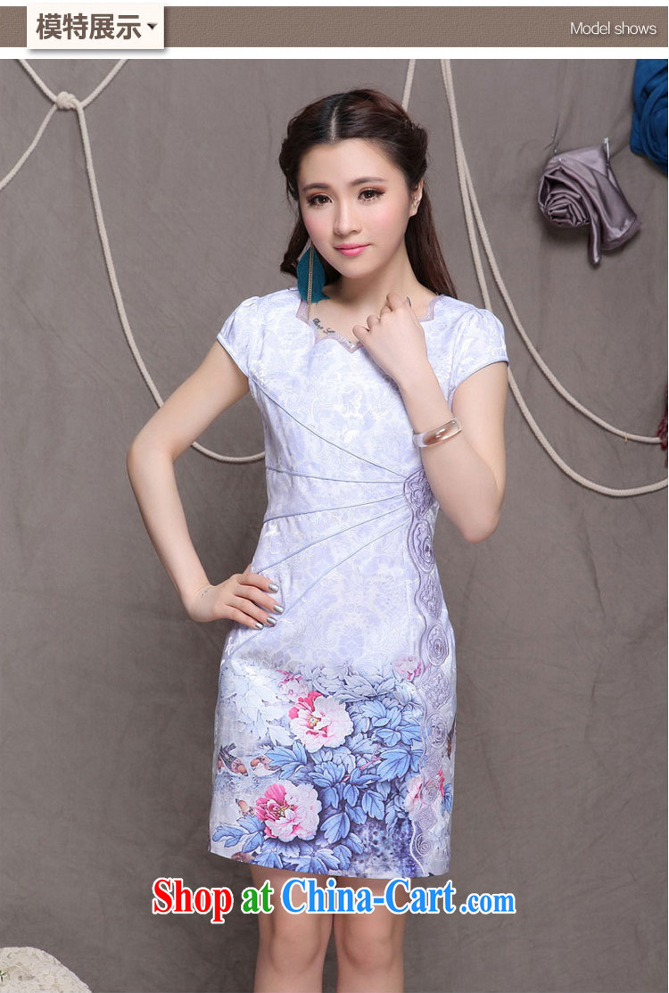 To SIA 2015 summer new ethnic wind and stylish Chinese Dress retro beauty graphics thin cheongsam 9902 violet XXL pictures, price, brand platters! Elections are good character, the national distribution, so why buy now enjoy more preferential! Health
