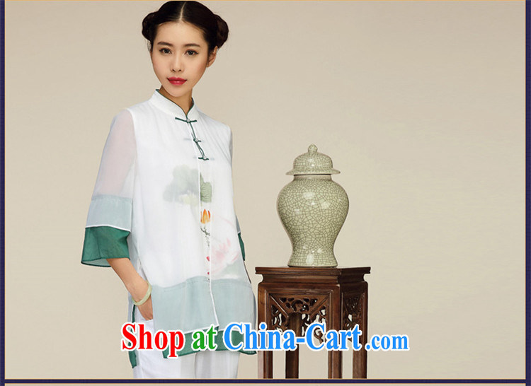 Mr Henry Tang, Id al-Fitr 2015 Chinese summer, Ms. load improved the service female Ethnic Wind China wind tea serve pre-sale April 30 white XL pictures, price, brand platters! Elections are good character, the national distribution, so why buy now enjoy more preferential! Health