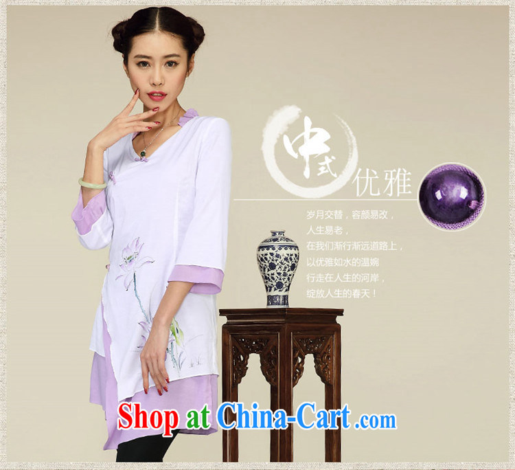 Mr Henry Tang, Id al-Fitr original, long, Ethnic Wind retro female Tang replace Ms. white T-shirt XL pictures, price, brand platters! Elections are good character, the national distribution, so why buy now enjoy more preferential! Health