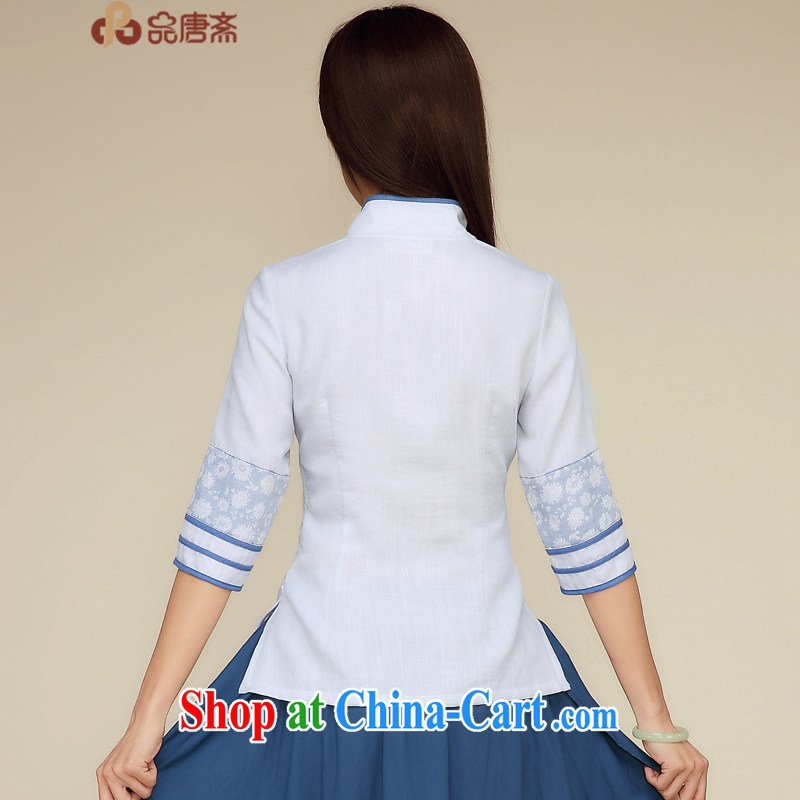 Mr Henry Tang, Id al-Fitr 2015 Han-improved national wind Cultivating Female Chinese retro T-shirt Chinese picture color M, Tang id al-Fitr, shopping on the Internet