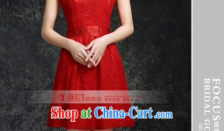 Early definition 2015 new wedding dresses Classic red short lace bridal toast serving red L pictures, price, brand platters! Elections are good character, the national distribution, so why buy now enjoy more preferential! Health
