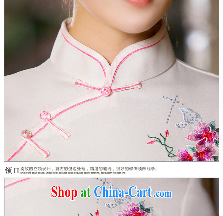 5 AND THE 2015 spring and summer new cheongsam Chinese style dress daily fashion improved silk short cheongsam dress WGT 173 photo color XXL pictures, price, brand platters! Elections are good character, the national distribution, so why buy now enjoy more preferential! Health