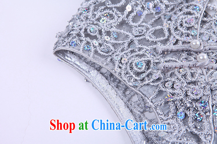 The end is improved and stylish, for Dress Openwork, cultivating banquet long cheongsam XWG 140,301 silver XXXL pictures, price, brand platters! Elections are good character, the national distribution, so why buy now enjoy more preferential! Health