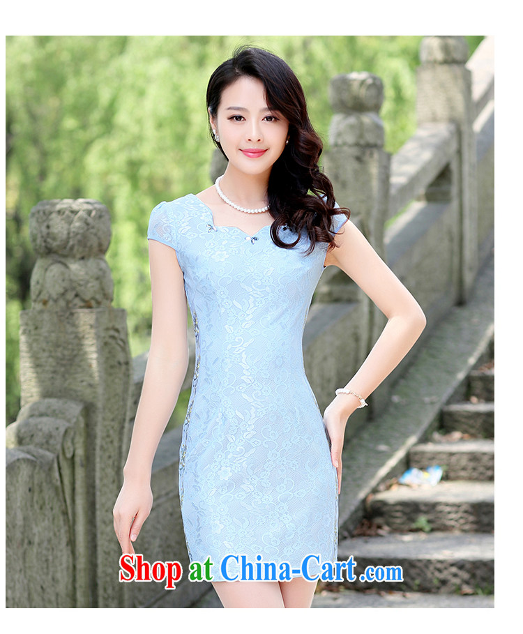 To call for summer 2015 new Chinese elegant antique beauty graphics thin package and improved cheongsam dress pink M pictures, price, brand platters! Elections are good character, the national distribution, so why buy now enjoy more preferential! Health