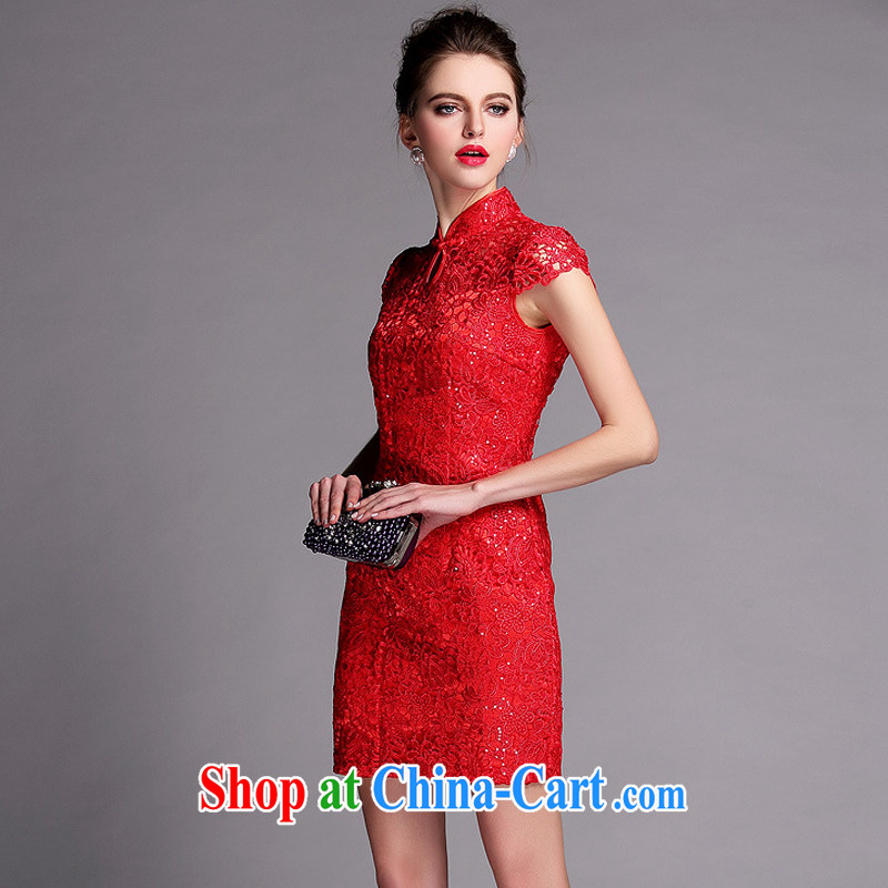 light at the Summer improved Stylish slim body language empty water-soluble, dresses wedding dresses XWG 140,502 red XXL, light (at the end QM), shopping on the Internet