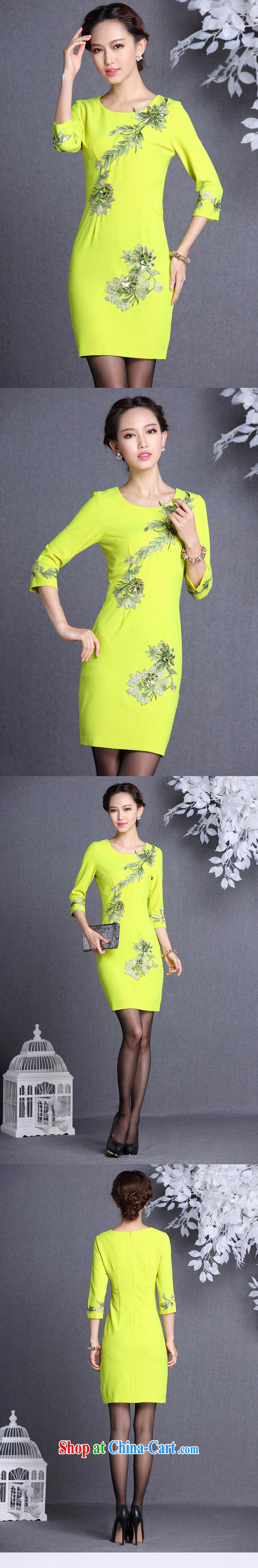 light at the improved modern embroidery, short sleeves cheongsam XWG 838 - 2 XXL pictures, price, brand platters! Elections are good character, the national distribution, so why buy now enjoy more preferential! Health