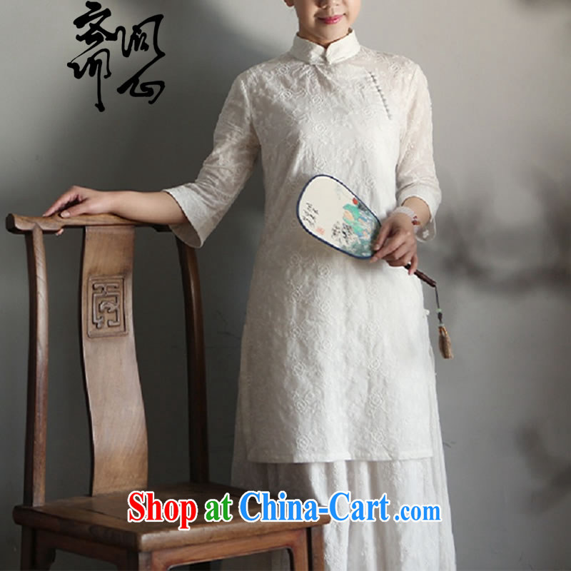 Ask a vegetarian that heart health women with spring and summer new Chinese, for embroidered T-shirt quality NET gentle pure cotton, collared T-shirt 1943 white T-shirt + skirt $746 XS brassieres 86 before taking the Advisory and asked heart ID al-Fitr, s