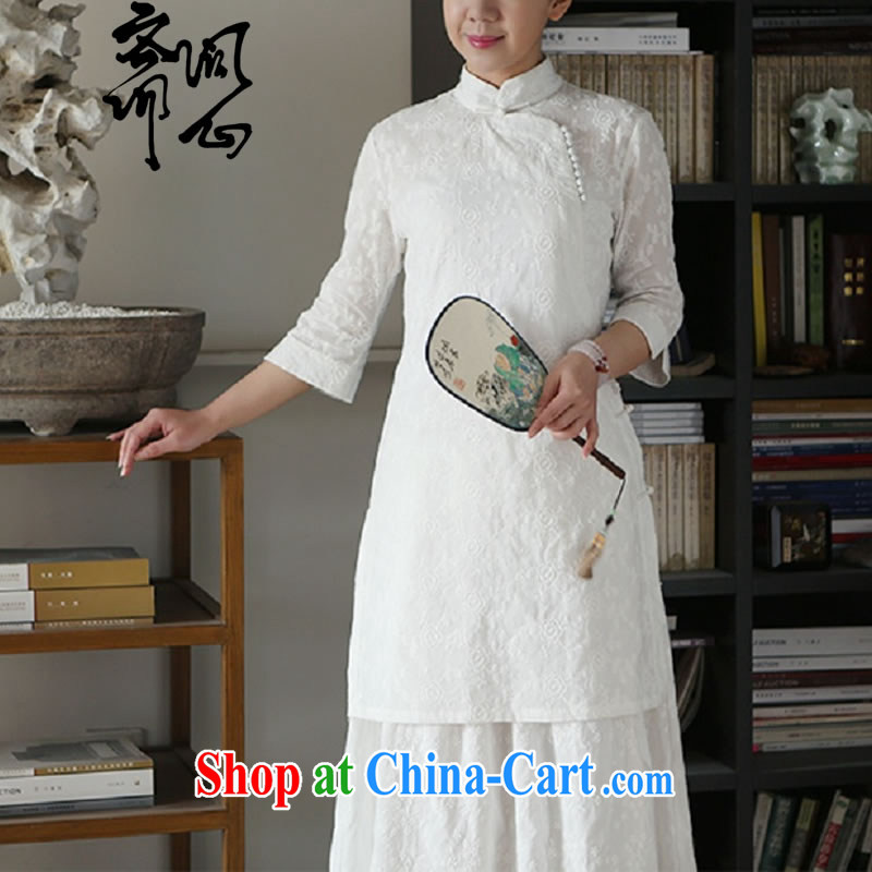 Ask a vegetarian that heart health women with spring and summer new Chinese, for embroidered T-shirt quality NET gentle pure cotton, collared T-shirt 1943 white T-shirt + skirt $746 XS brassieres 86 before taking the Advisory and asked heart ID al-Fitr, s