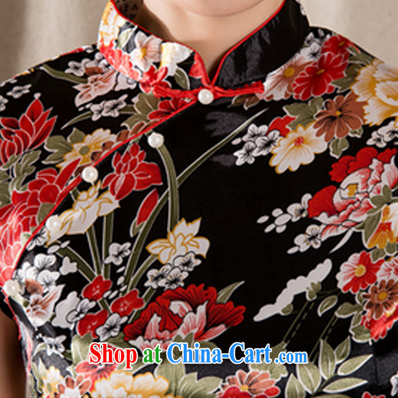 The Stephanie 2015 spring and summer with new short-sleeved Tang with improved cheongsam retro China wind women dress suit XL, Stephanie (MOOFELNY), online shopping
