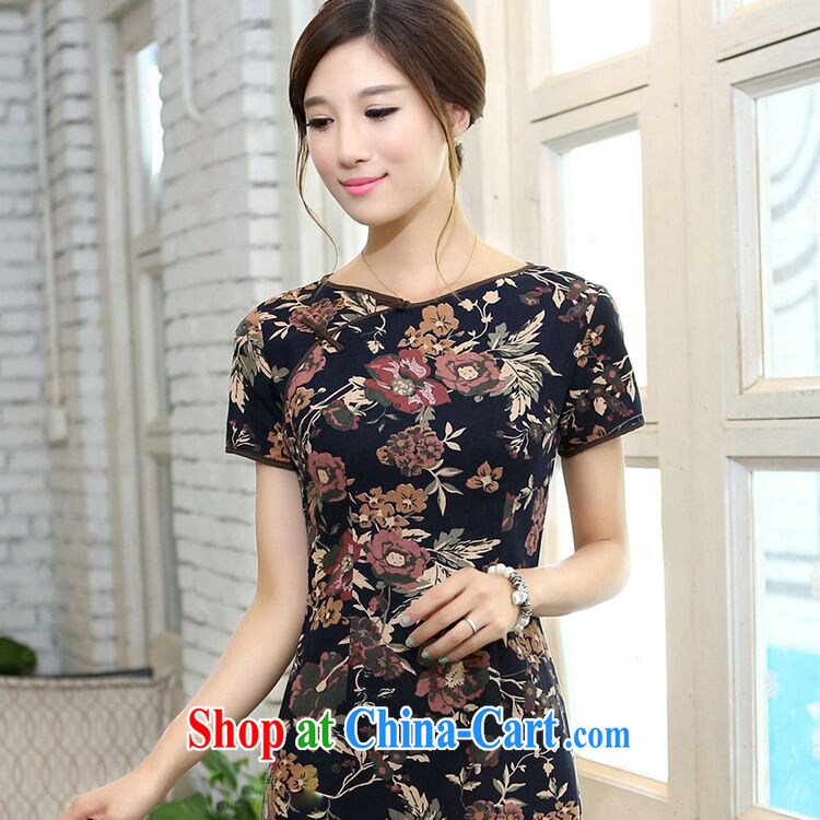 Bin Laden smoke-free summer cheongsam dress cotton the field for a field manual for cultivating, short-sleeve long-neck cheongsam Cheuk Chiu 2 XL pictures, price, brand platters! Elections are good character, the national distribution, so why buy now enjoy more preferential! Health