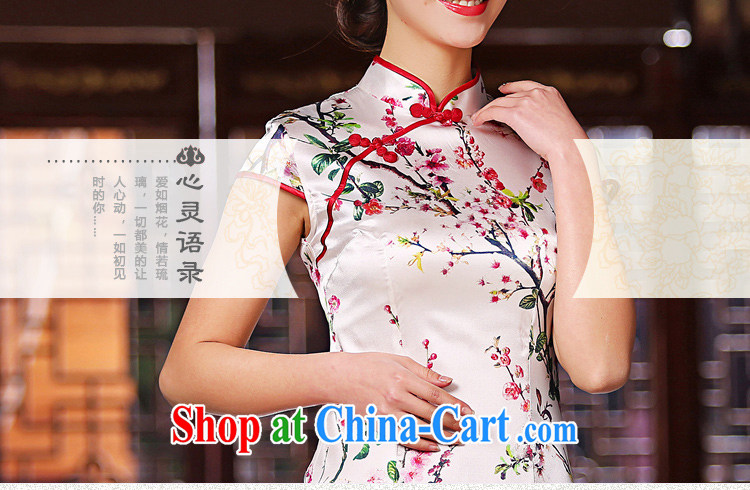 The cross-sectoral Windsor Red Cherry 2015 summer daily outfit improved, silk cheongsam dress sauna Silk Cheongsam dress SZ S 2216 3XL pictures, price, brand platters! Elections are good character, the national distribution, so why buy now enjoy more preferential! Health