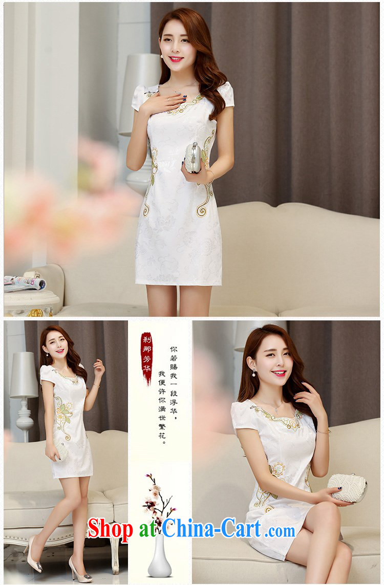 Silent Spring Summer 2015 new women daily improved short cheongsam with stamp duty retro lady package and cultivating dresses 9368 apricot XXL pictures, price, brand platters! Elections are good character, the national distribution, so why buy now enjoy more preferential! Health