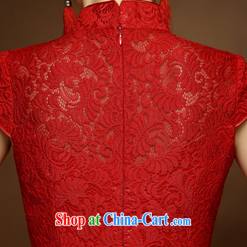 A good service is 2015 new dresses for Spring Summer bridal toast clothing red marriage Chinese Dress married Yi red 2 XL, service is good, and, shopping on the Internet