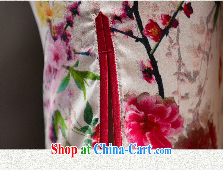 The Yee-sa color 2015 Silk Cheongsam summer improved cheongsam dress Ethnic Wind cheongsam dress SZ S 2236 3XL pictures, price, brand platters! Elections are good character, the national distribution, so why buy now enjoy more preferential! Health