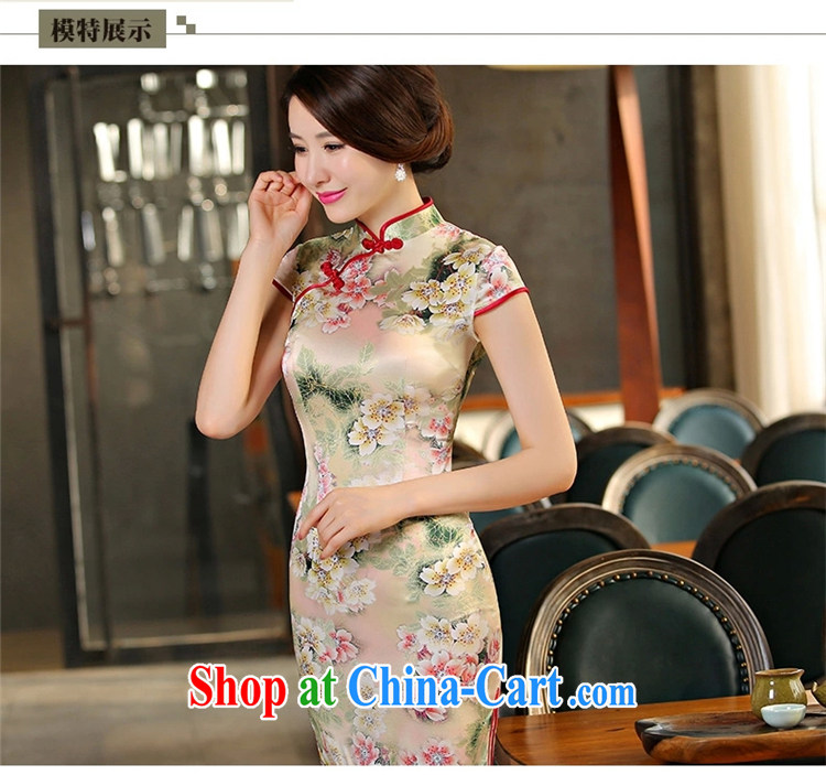 The Yee-sa a curtain Meng 2015 New Silk Cheongsam retro improved cheongsam dress summer dresses day dresses SZ S 2237 3XL pictures, price, brand platters! Elections are good character, the national distribution, so why buy now enjoy more preferential! Health