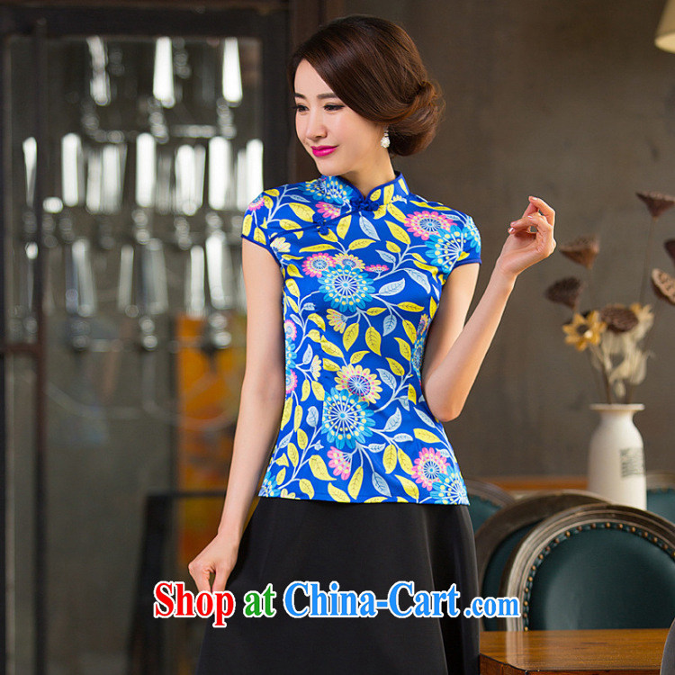 Mr. Kaplan daily improved Stylish retro short cheongsam shirt summer 2015 new female short-sleeve summer 2330 PL picture color 2330 XXL pictures, price, brand platters! Elections are good character, the national distribution, so why buy now enjoy more preferential! Health
