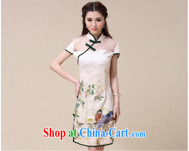 The Xu Jialu Yi, 2015 spring and summer New China wind National wind beauty dresses cheongsam dress Map Color XXL pictures, price, brand platters! Elections are good character, the national distribution, so why buy now enjoy more preferential! Health