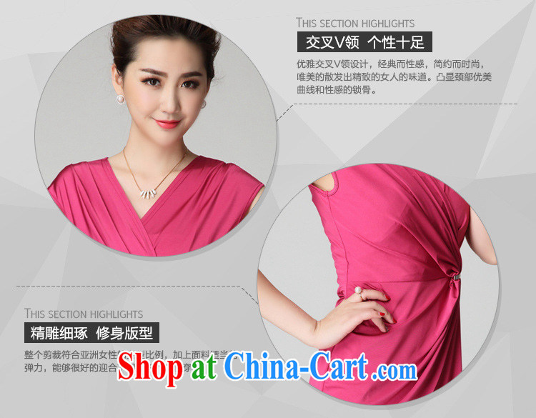 2015 summer new retro improved cheongsam European and American big OL solid metal fasteners are cultivating short-sleeved dresses red XXXL pictures, price, brand platters! Elections are good character, the national distribution, so why buy now enjoy more preferential! Health