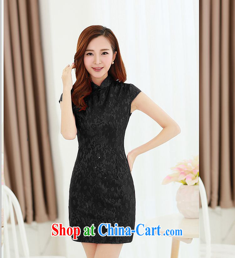 The JA summer 2015 the new stylish retro-tie, for improved cheongsam beauty package and graphics thin cheongsam Chinese JAYT - 5 black XXL pictures, price, brand platters! Elections are good character, the national distribution, so why buy now enjoy more preferential! Health