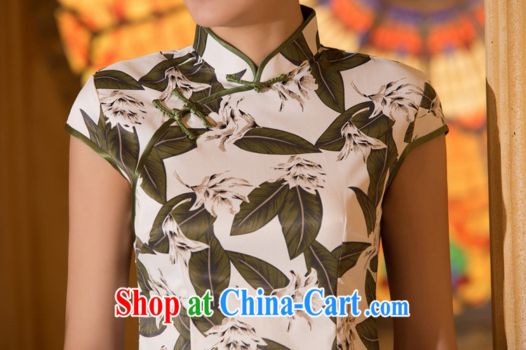 Mr. Kaplan 2015 spring and summer new improved dresses daily fashion sense of cultivating Sai Kung cotton short cheongsam dress PL 0370 photo color XXL pictures, price, brand platters! Elections are good character, the national distribution, so why buy now enjoy more preferential! Health