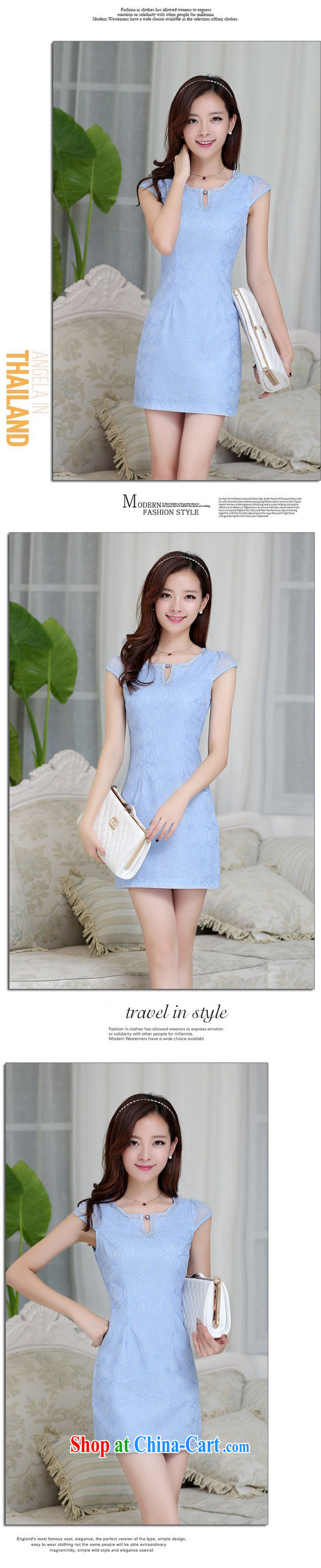 Tze-The 2015 summer on the new Korean lace lady elegant short beauty package and graphics thin dresses cheongsam Chinese JAYT - 23 pink S pictures, price, brand platters! Elections are good character, the national distribution, so why buy now enjoy more preferential! Health