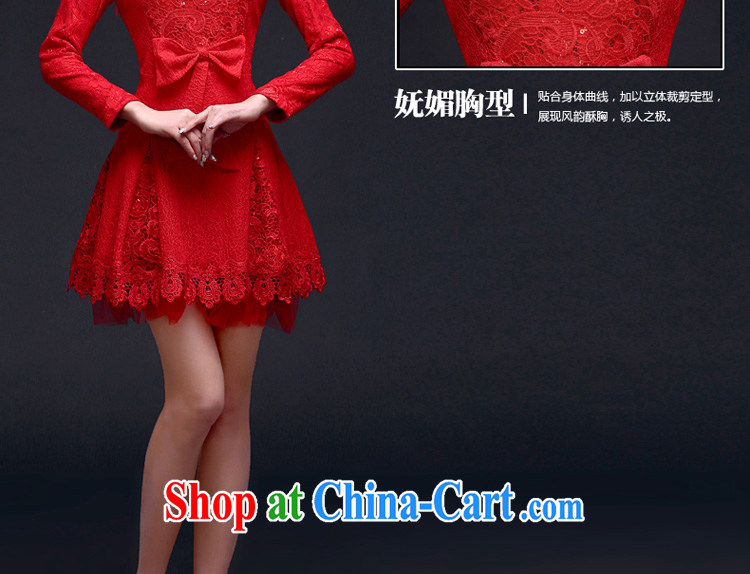 A good service is 2015 new autumn and winter red bridal wedding dresses stylish long-sleeved back door robes bows serving short-sleeved 2XL pictures, price, brand platters! Elections are good character, the national distribution, so why buy now enjoy more preferential! Health