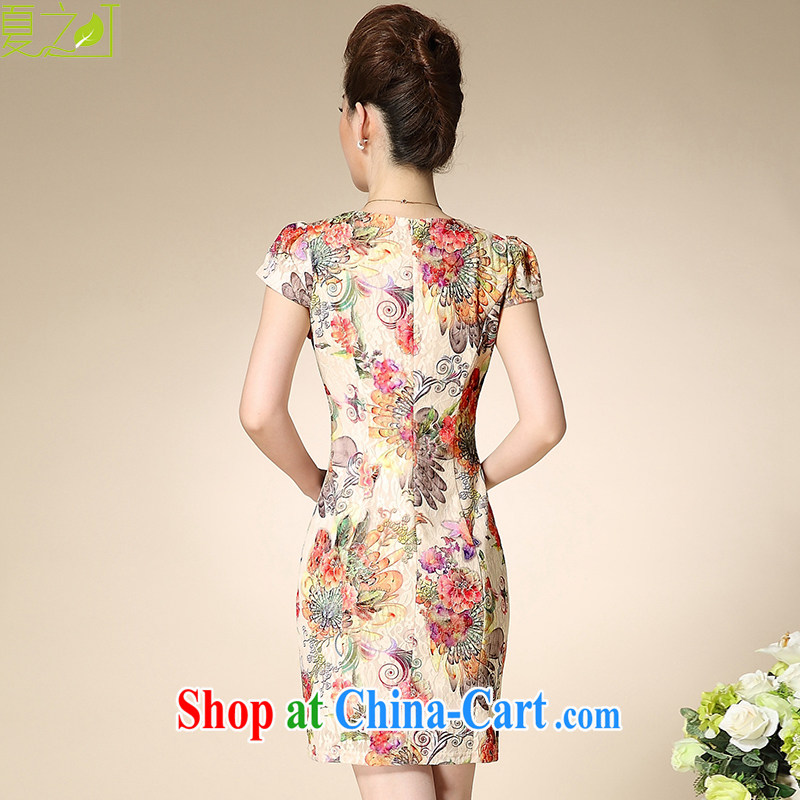 Mr Ronald ARCULLI's Foreign Minister Nobutaka Machimura new improved stylish beauty lace cheongsam dress retro elegant cheongsam dress X 5081 focused on the Peony XXL, summer-machi, shopping on the Internet