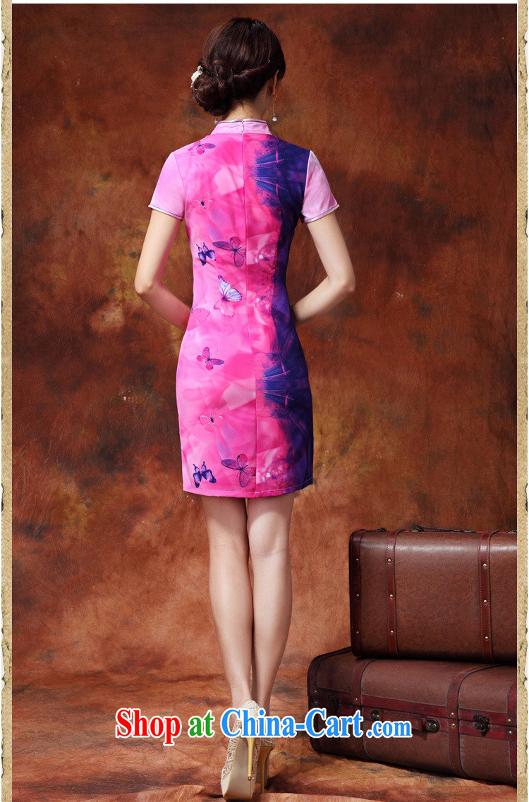 Light the cheongsam Chinese Ethnic Wind low stylish improved cheongsam, long, and short-sleeved solid JT outfit #918 mauve XL pictures, price, brand platters! Elections are good character, the national distribution, so why buy now enjoy more preferential! Health