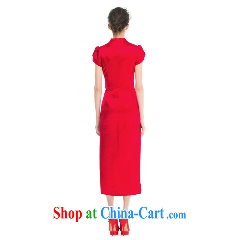 Wood is really the bride's central and western combined cheongsam dress summer 2015 new female 21,810 05 red XXL (A), wood really has, shopping on the Internet