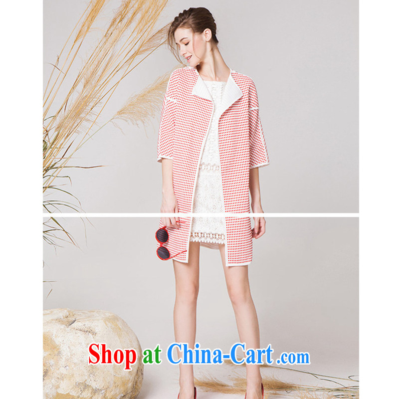 Kowloon City Land-wind jacket spring and autumn in Europe and Aura has been in the barrel long windbreaker GT 452 - A, 9148 red are code, the dragon-land (LONGZILIAN), and, on-line shopping