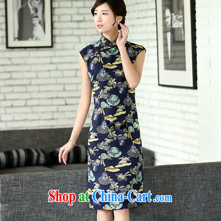 The Jessup, summer Women's clothes retro cheongsam dress manual for improvement, for cultivating the cotton dresses sleeveless Tsing Yi the CAP XXL pictures, price, brand platters! Elections are good character, the national distribution, so why buy now enjoy more preferential! Health