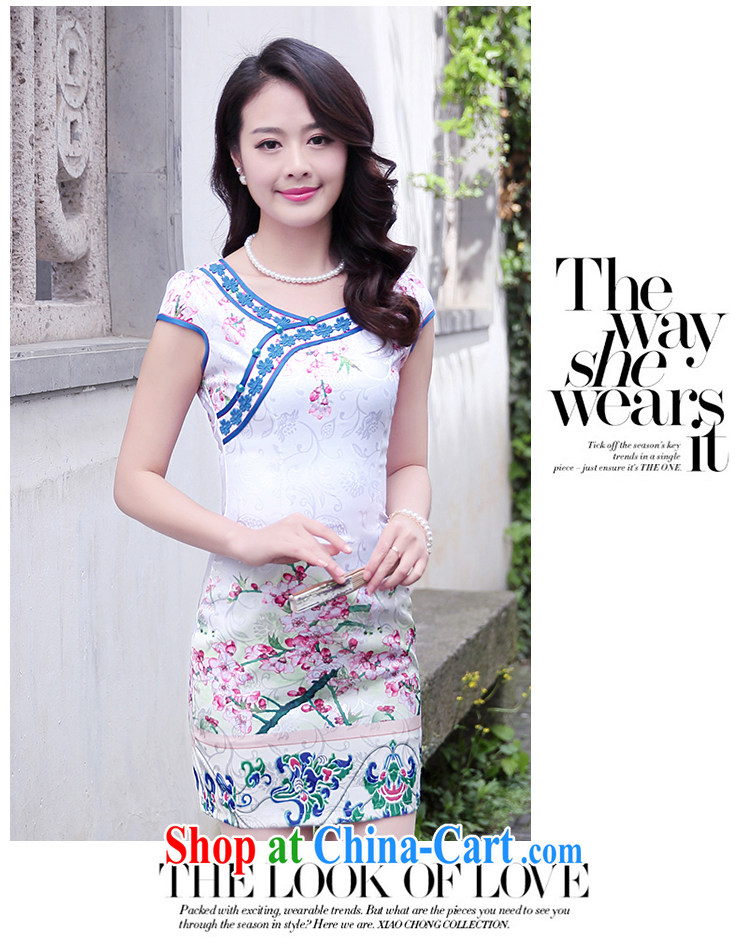 The Scent of Summer 2015 new stylish and refined beauty, stamp duty cheongsam dress female toner Phillips S pictures, price, brand platters! Elections are good character, the national distribution, so why buy now enjoy more preferential! Health