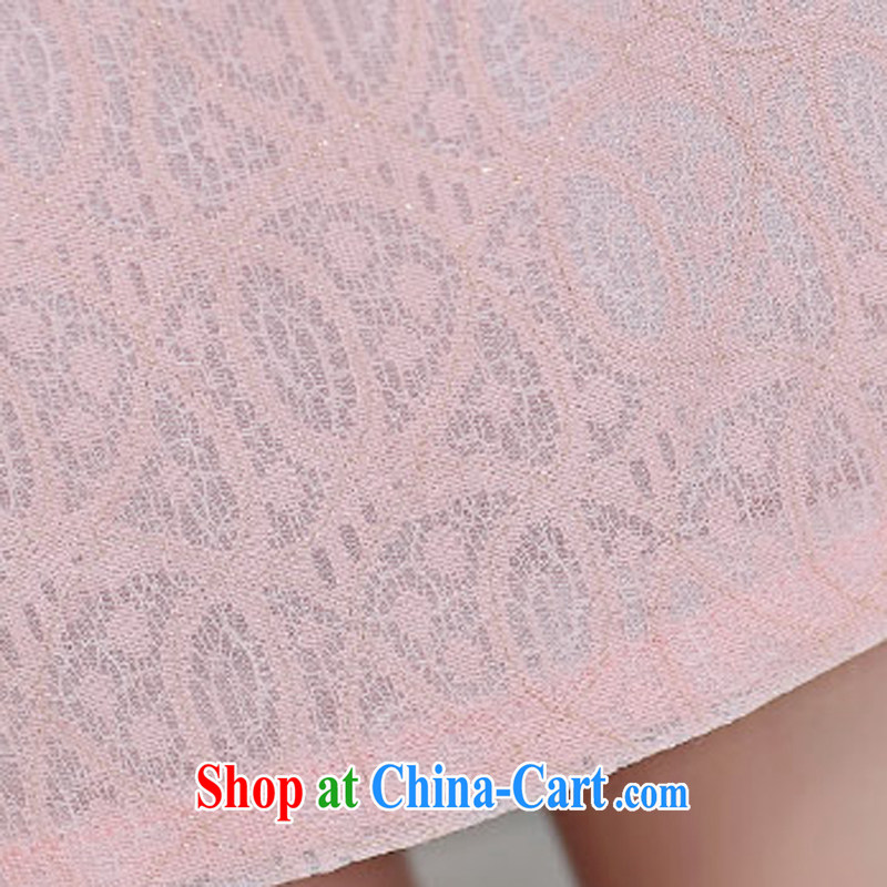 The Scent of Summer 2015 New Beauty video thin improved cheongsam girls dresses summer blue XL, the Hong Kong Gore (XGN), and shopping on the Internet