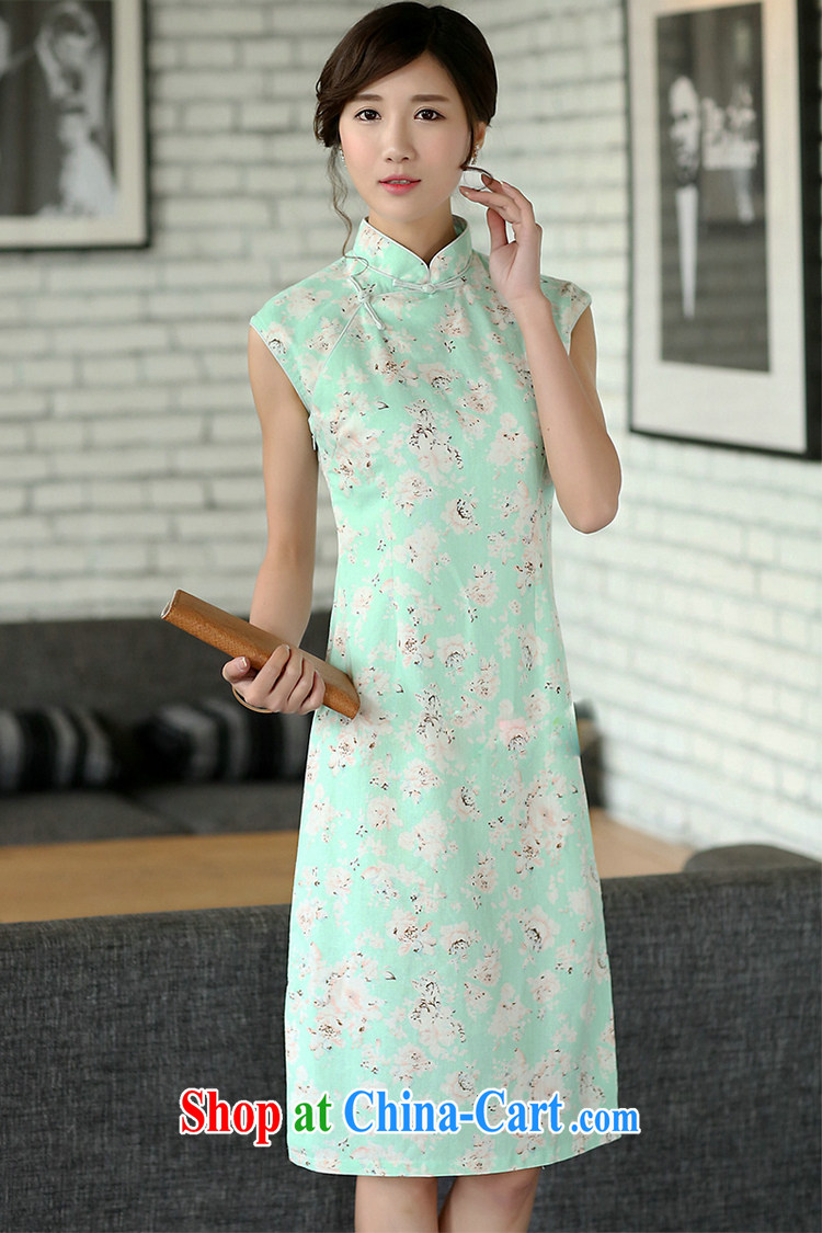 The Jessup, Mr Ronald ARCULLI, female retro stamp cultivating cheongsam dress, improvements for manual a Field Unit for the dresses sleeveless green roses XXL pictures, price, brand platters! Elections are good character, the national distribution, so why buy now enjoy more preferential! Health