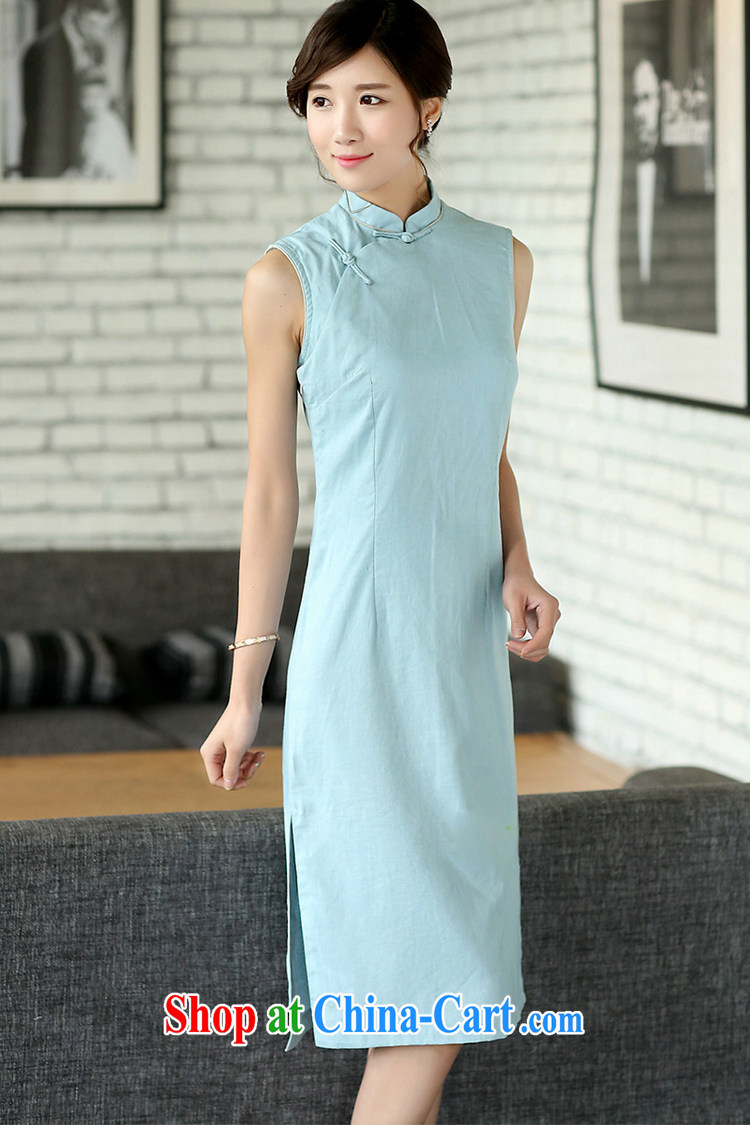 The Jessup, Mr Ronald ARCULLI, female retro art linen Solid Color hand-tie sleeveless, manually for a buckle long dresses sleeveless orange toner XXL pictures, price, brand platters! Elections are good character, the national distribution, so why buy now enjoy more preferential! Health
