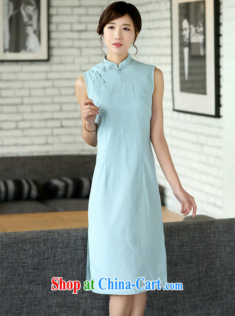 The Jessup, Mr Ronald ARCULLI, female retro art linen Solid Color hand-tie sleeveless, manually for a buckle long dresses sleeveless orange toner XXL pictures, price, brand platters! Elections are good character, the national distribution, so why buy now enjoy more preferential! Health