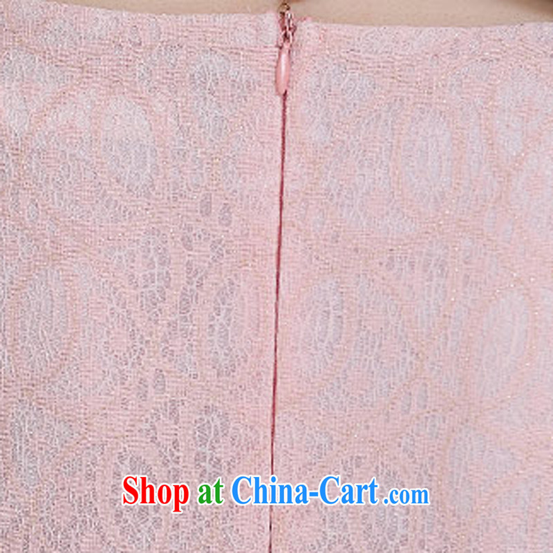 Mansfield, valley, summer 2015 New Beauty video thin improved cheongsam girls dresses summer pink M, Cayman, Lai Valley, shopping on the Internet