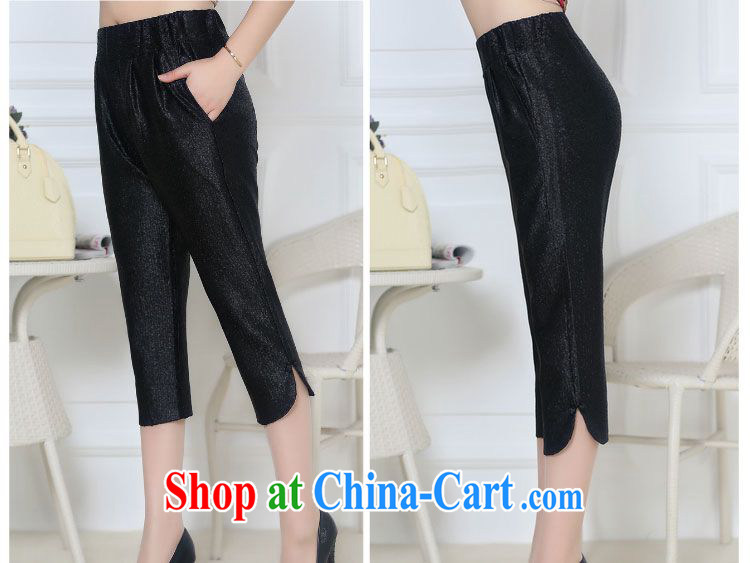 JA the 2015 summer silk wrinkles creasing pants 7 pants XYY - 8323 black XXXL pictures, price, brand platters! Elections are good character, the national distribution, so why buy now enjoy more preferential! Health