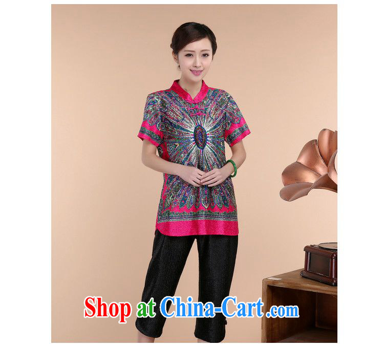 JA the 2015 summer on the new loose the code mom with silk short-sleeved T-shirt wrinkled XYY - 8509 green XXXL pictures, price, brand platters! Elections are good character, the national distribution, so why buy now enjoy more preferential! Health